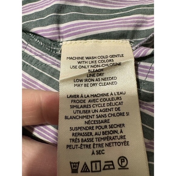 Pilcro Anthropologie Size XS Swing Blouse Striped - Picture 5 of 6